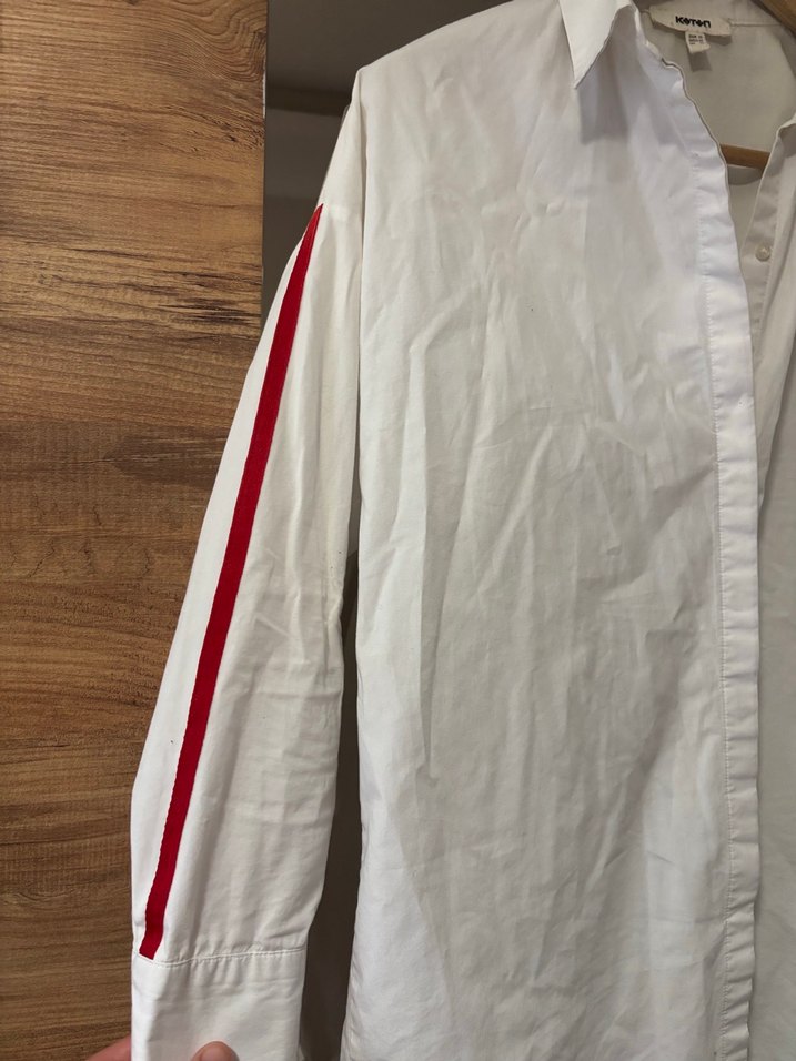 Koton Beyaz Uzun Kollu Gömlek - Görsel 2