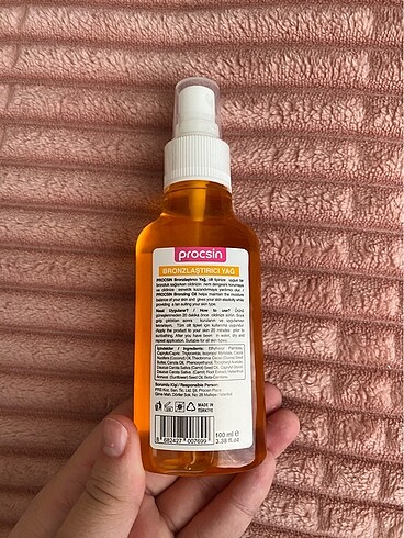 Procsin Bronzlaştırıcı yağ