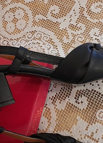 40 Beden Kadın kalın topuklu sandalet