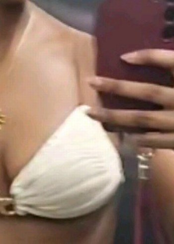 s Beden ten rengi Renk Bej Piliseli Mini İpli Bikini