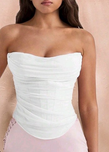 shein straplez üst