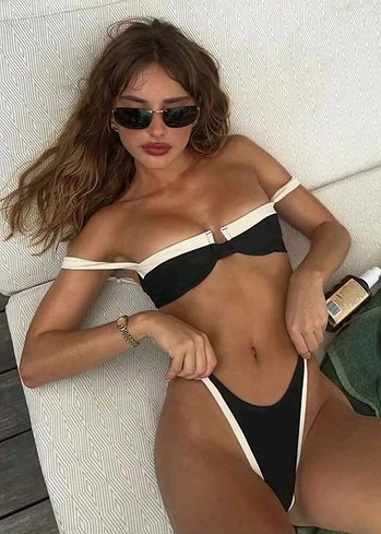 Siyah Mini Strappy Bikini