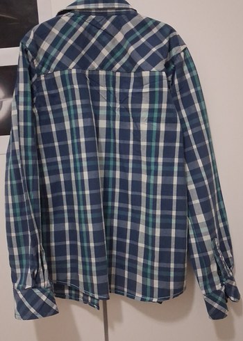 Mavi Ekoseli Erkek cocuk Gömlek - Görsel 5