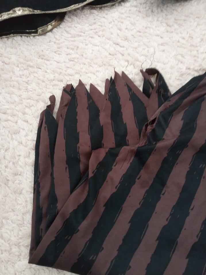 Kahverengi Nakışlı Çocuk Korsan Kostümü - Görsel 5