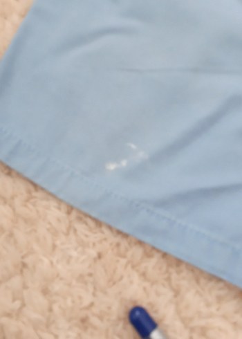 Erkek Bebek Mavi Bol Kesim Denim Şort - Görsel 2