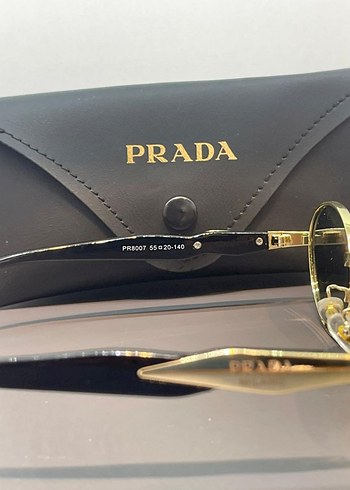 Beden Prada Parlak Altın Kadın Gözlüğü