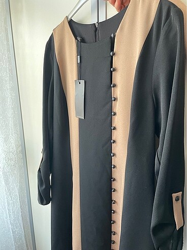 xl Beden siyah Renk astarlı fermuarlı elbise