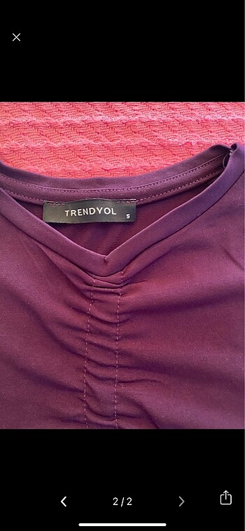 Mor trendyolmilla uzun kollu crop s beden
