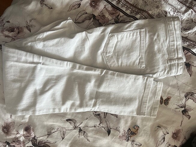 LCW beyaz denim kot pantolon