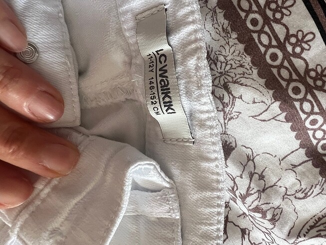 LC Waikiki LCW beyaz denim kot pantolon