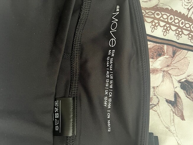 12-13 Yaş Beden mor Renk H&M spor takım