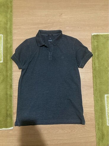 Mavi m beden polo yaka tişört
