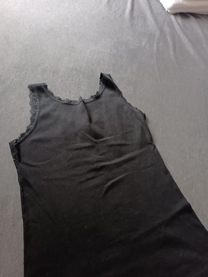 Düğmeli Siyah Üst - Görsel 4