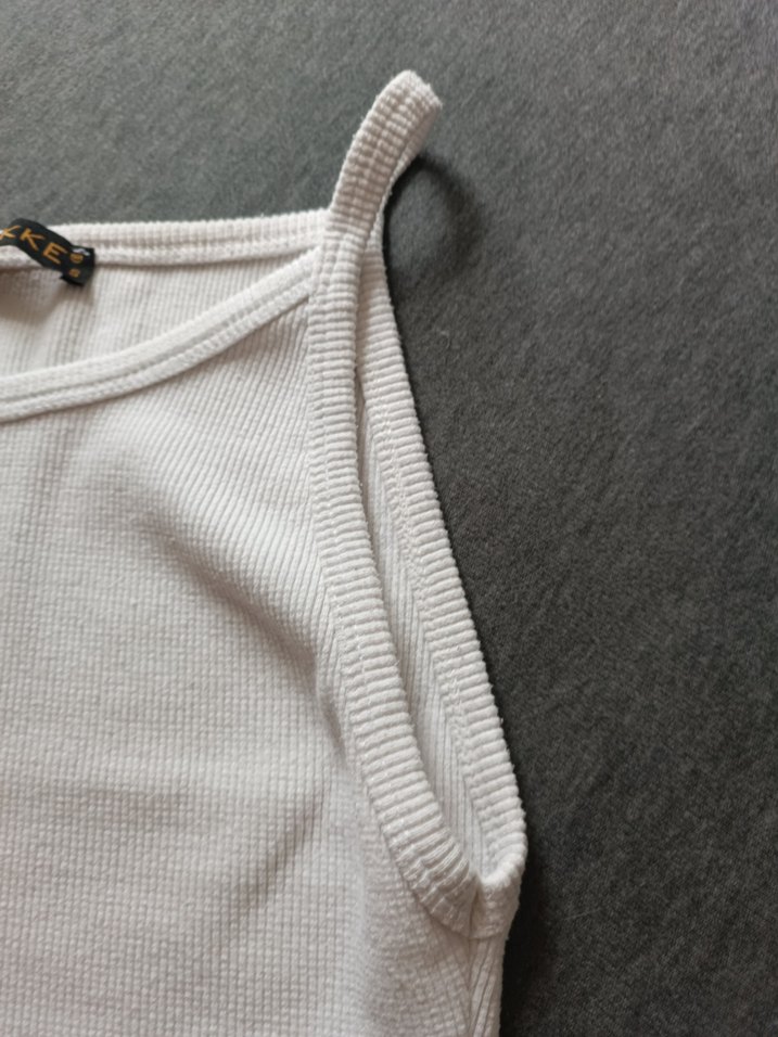 Beyaz  fitilli crop - Görsel 3