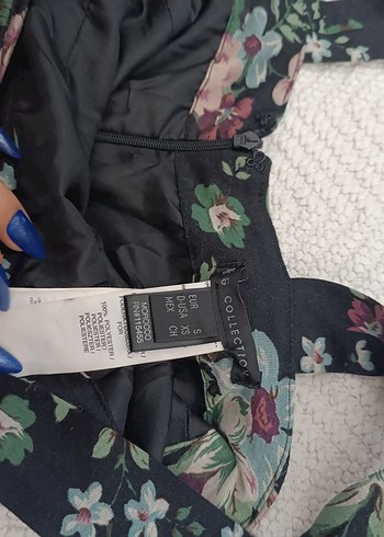 Suud Collection Çiçek Desenli Kadın elbise