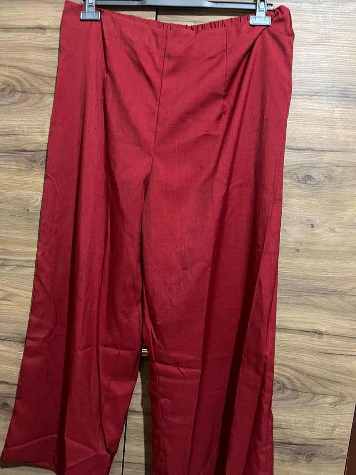 Kırmızı Kadın Uzun Takım Elbise - Görsel 5