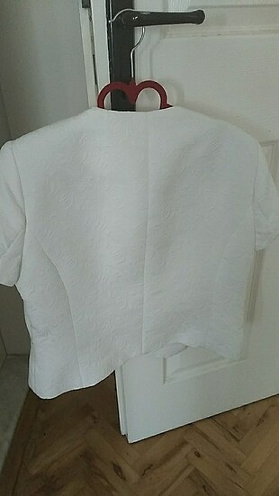 40 Beden beyaz Renk Blazer ceket