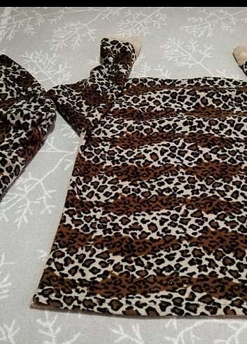 m Beden camel Renk Polar pijama takımı...