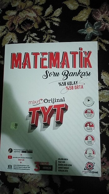 Orijinal yayınları tyt matematik 