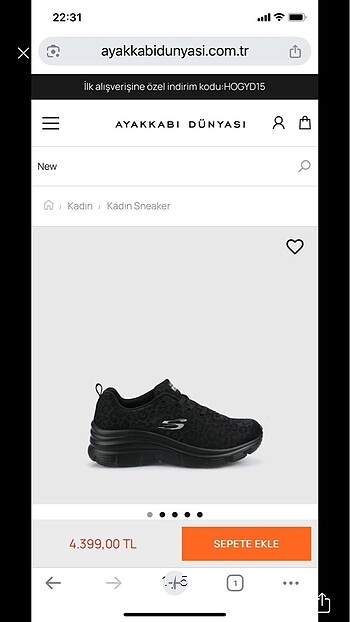 Skechers SKECHERS KADIN SPOR AYAKKABI
