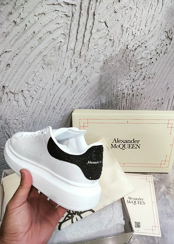 Alexander McQueen Beyaz Kadın Platform Spor Ayakkabı