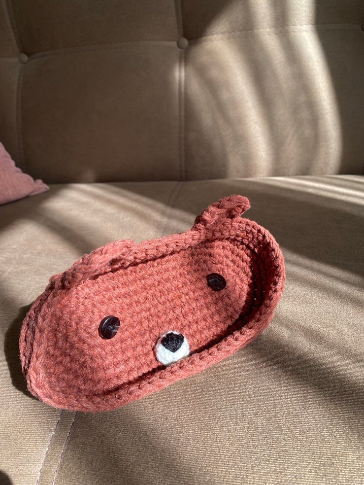 El Örgüsü Sevimli Figürlü Gözlük ve Takı Koyma Kabı - Görsel 3