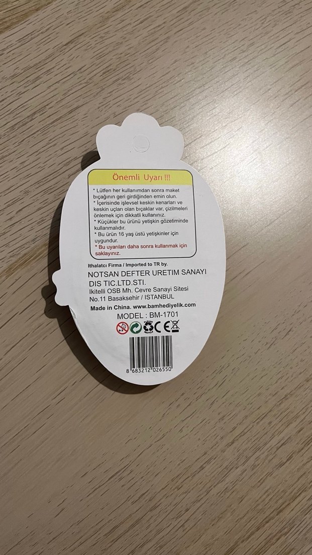 Renkli Havuç Şekilli Maket Bıçağı - Görsel 2