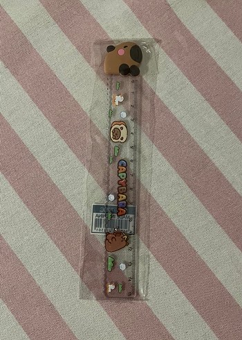 Capybara Kahverengi Baskılı Çocuk Cetveli - Görsel 4