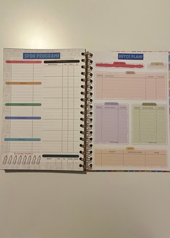 Spiralli Planlayıcı Defter Konuşan Ajanda - Görsel 8