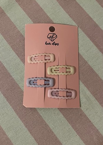 Bohem Tarzda Pastel Renkli Fiyonk Toka Seti - Görsel 2