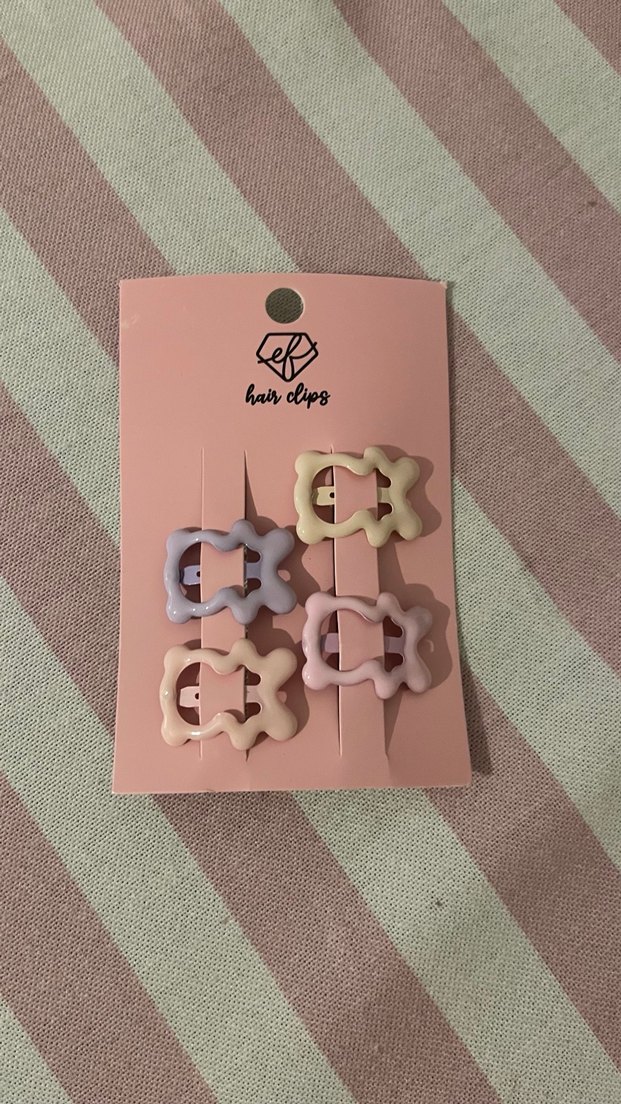 Bohem Tarzda Pastel Renkli Fiyonk Toka Seti - Görsel 3