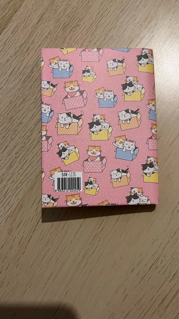 Pembe Sevimli Kedi Desenli Defter - Görsel 3