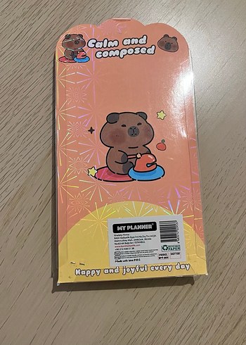 Pastel Kahverengi Ayıcık Defter ve Not Kağıdı - Görsel 2