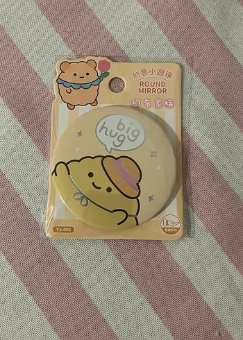 Mavi Yuvarlak Cep Aynası - Görsel 7