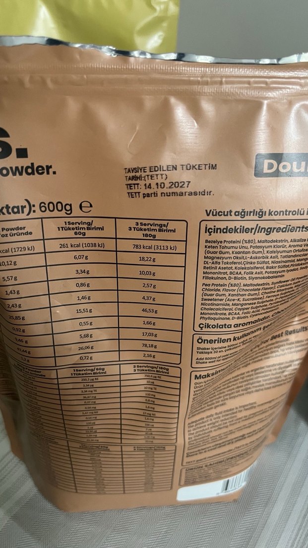 Bahs Öğün Tozu Paketi - Görsel 3