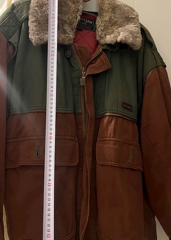 Paul&Shark Yachting Deri Kürk Detaylı Vintage Erkek Ceket - Görsel 3