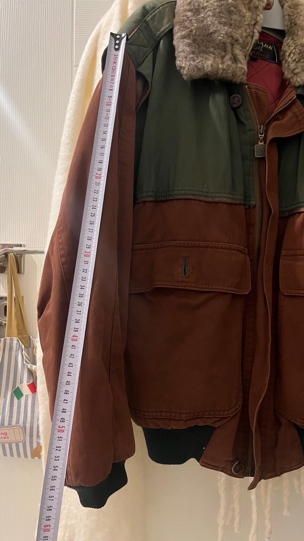 Paul&Shark Yachting Deri Kürk Detaylı Vintage Erkek Ceket - Görsel 5