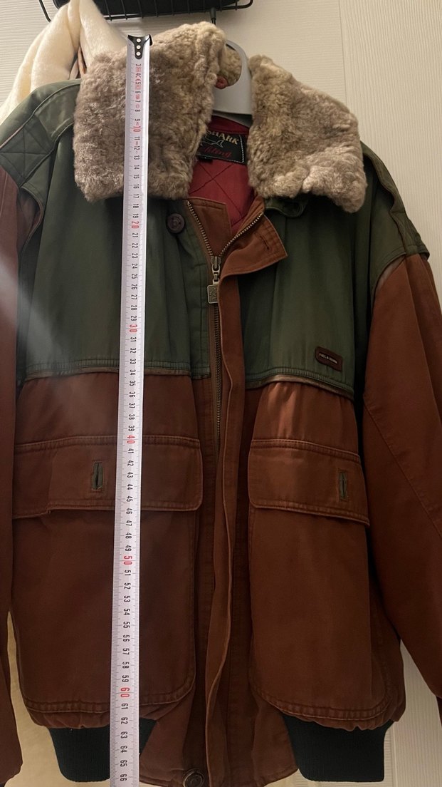 Paul&Shark Yachting Deri Kürk Detaylı Vintage Erkek Ceket - Görsel 3