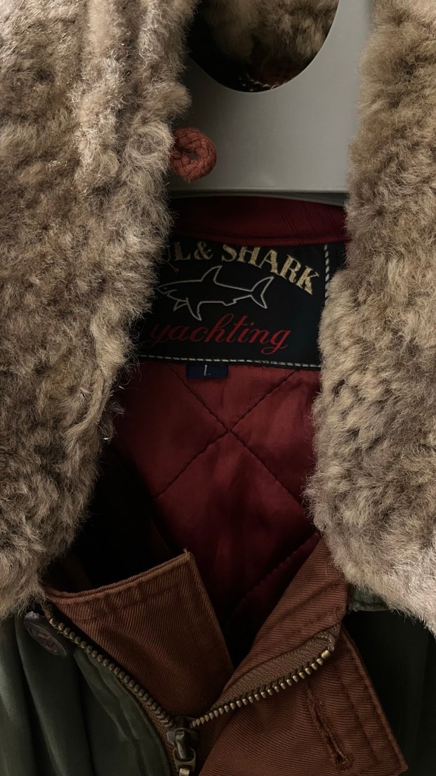 Paul&Shark Yachting Deri Kürk Detaylı Vintage Erkek Ceket - Görsel 2