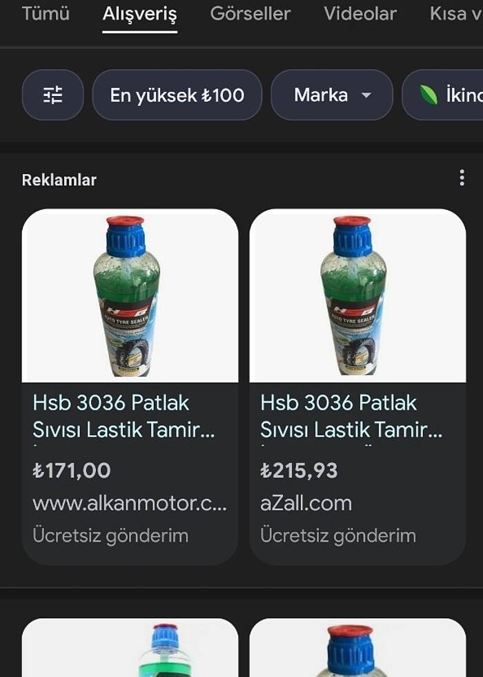 HSB lastik tamir sıvısı - Görsel 5