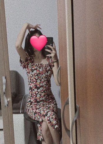 Pembe Bağlamalı Midi Elbise