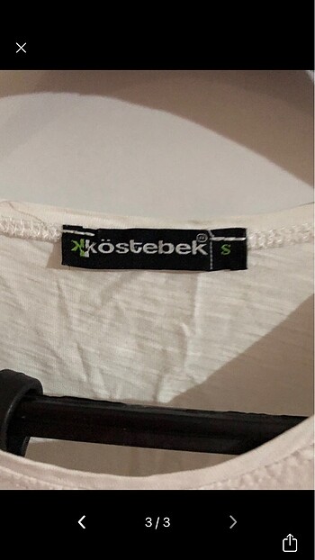 s Beden Köstebek beyaz tişört