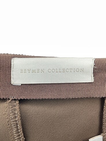 36 Beden kahverengi Renk Beymen Collection Midi Etek %70 İndirimli.