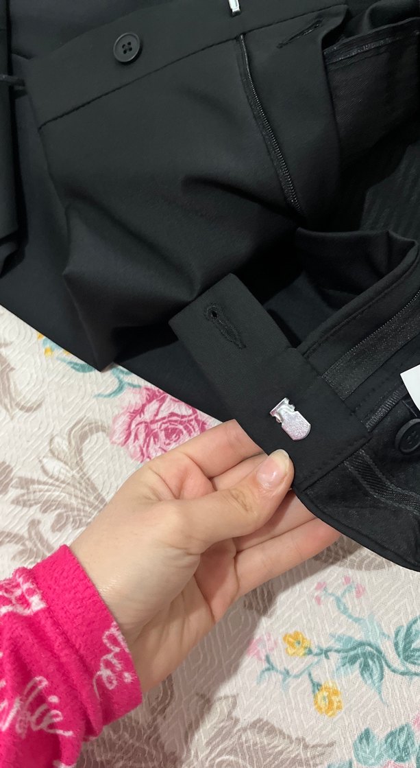 Siyah Regular Fit Pilili Erkek Pantolon - Görsel 3