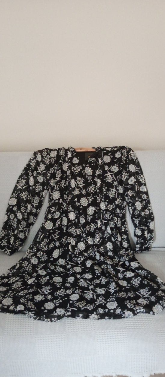 my sezelina marka kadın kısa şifon elbise - Görsel 2