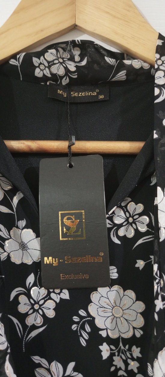 my sezelina marka kadın kısa şifon elbise - Görsel 4