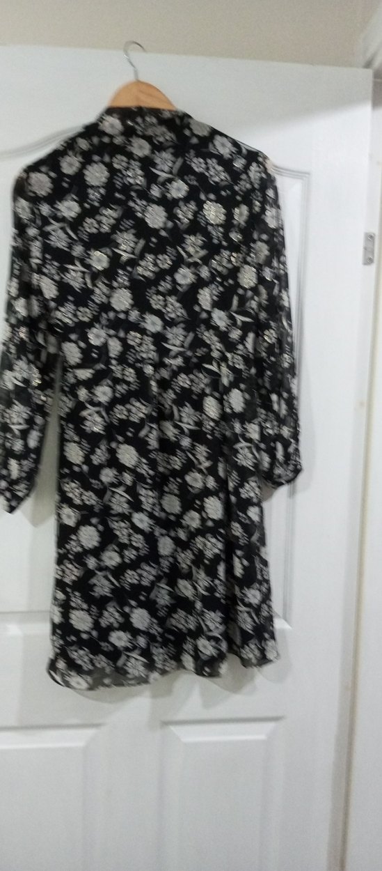 my sezelina marka kadın kısa şifon elbise - Görsel 3