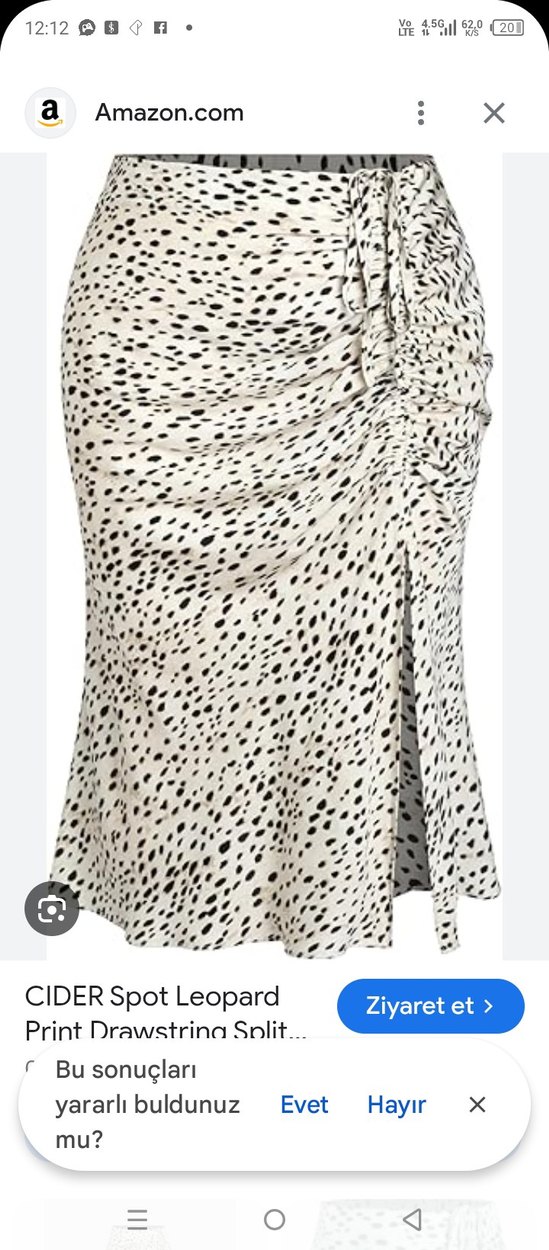 Bağcıklı Salaş uzun i Etek Beyaz Gri - Görsel 5