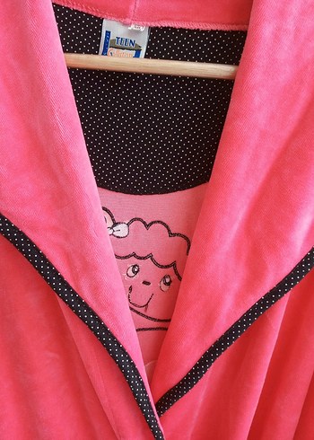 xl Beden pembe Renk Teen colection Pembe kida Kadın sabahlik
