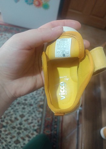 Sarı Bebek İlk Adım Ayakkabısı - Görsel 3